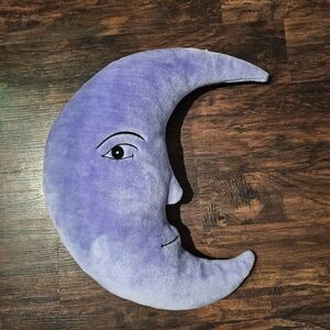 Salamander Graphix Purple Moon Shaped Pillow